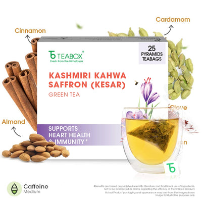 Green Tea Kashmiri Kahwa (Teabag)