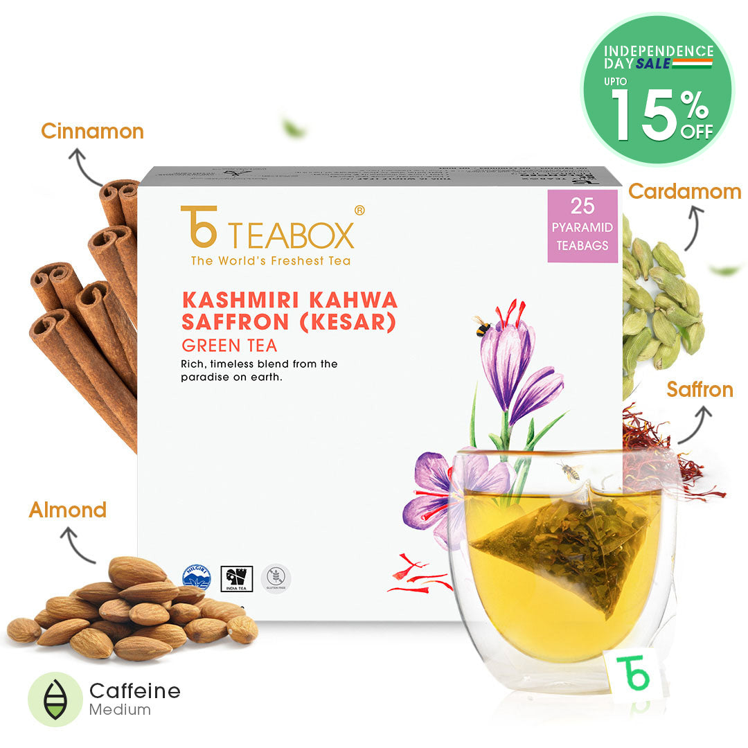Green Tea Kashmiri Kahwa (Teabag)