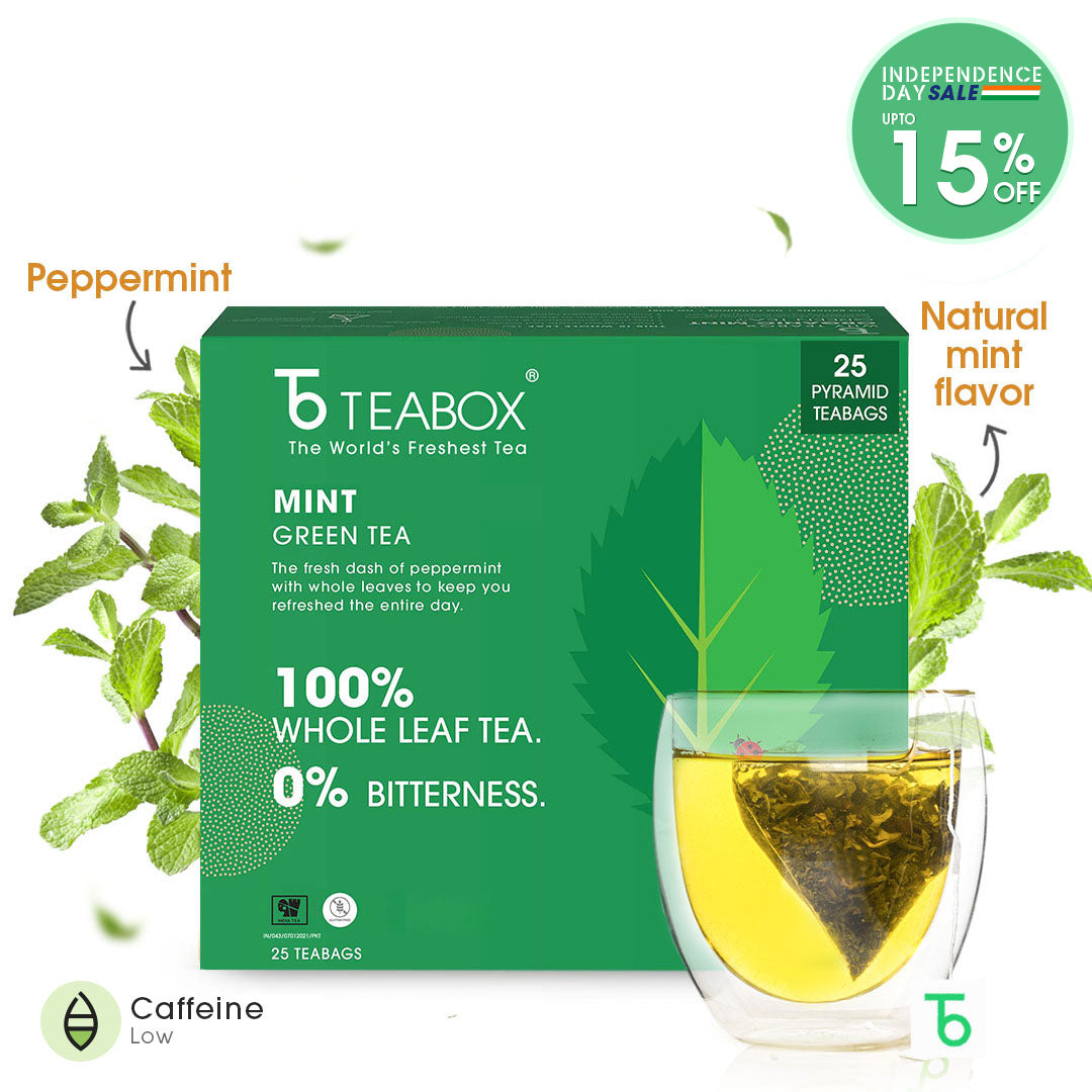 Green Tea Mint Digestion (Teabag)
