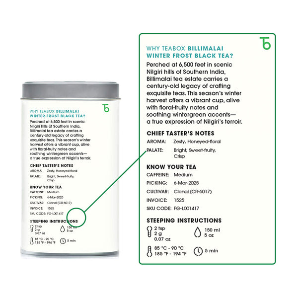 Nilgiri Billimalai Winter Frost Black