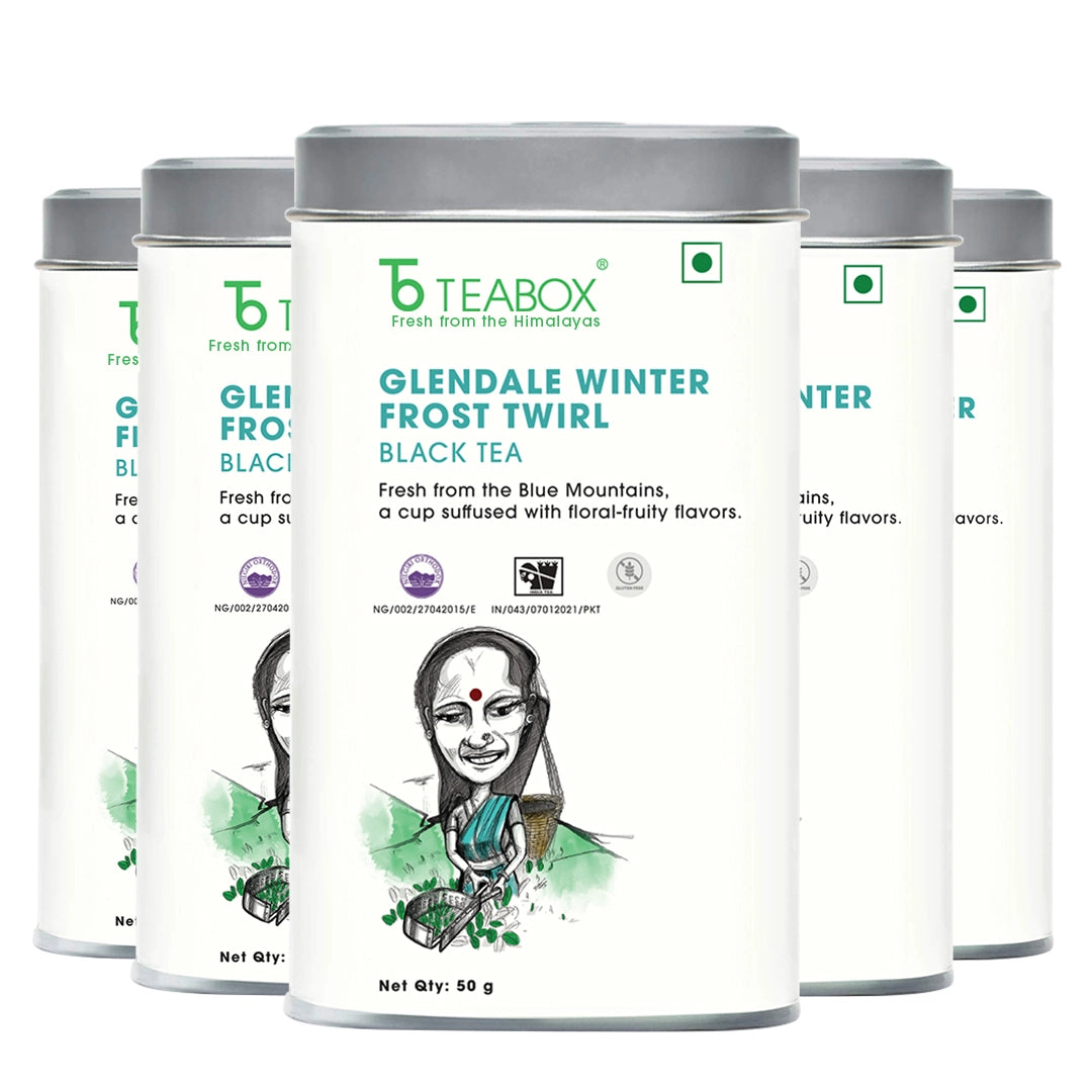 Nilgiri Glendale Winter Frost Twirl Black