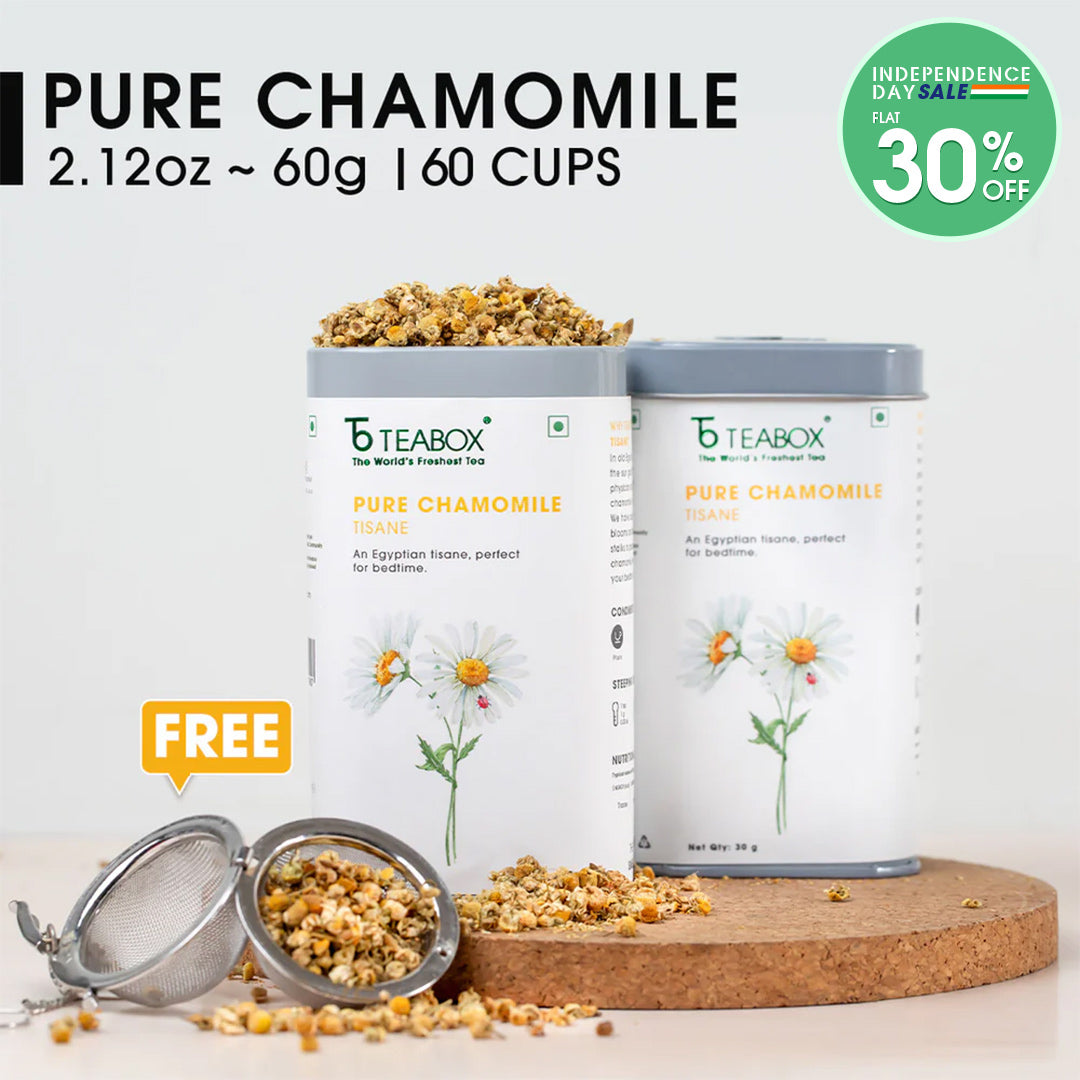Pure Chamomile Tea (+ Free Ball Infuser )