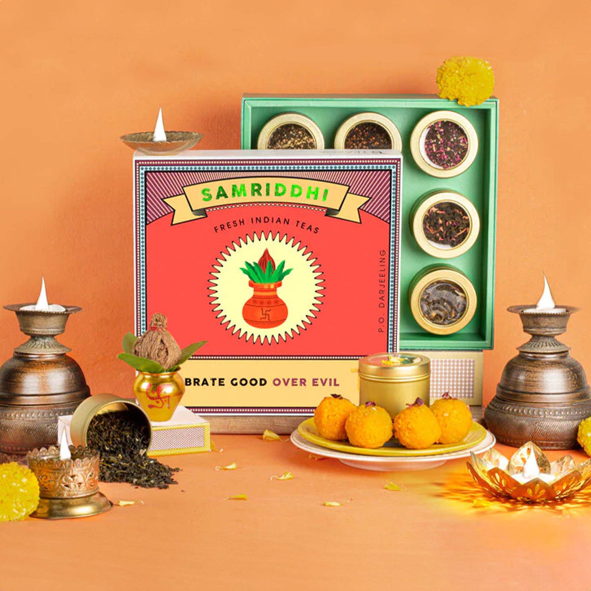 Buy 2024 Samriddhi Diwali Tea Selection Box | Tea Gifts | Teabox