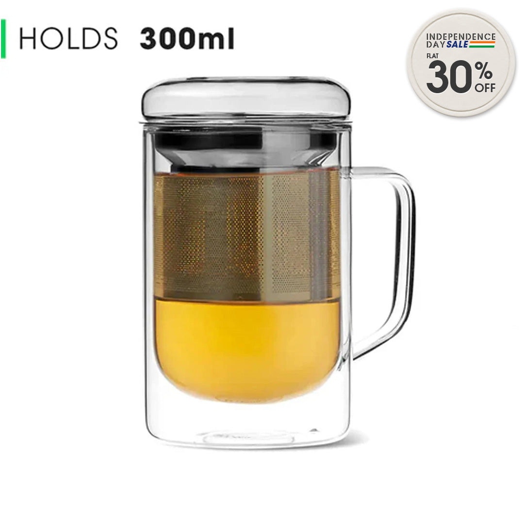 ジュディス ガイガー JUDITH  「Teacup」黄 Buy 2024 Seidel Glass Tea Infuser Mug | Teaware & Accessories | Teabox