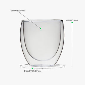 Valencia Glass Teacup