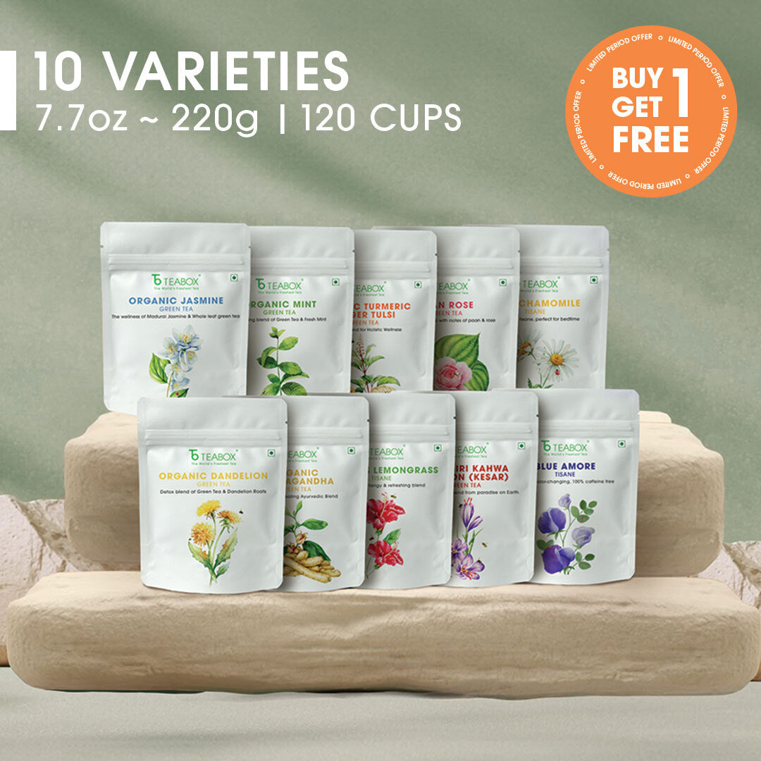 Wellness Trial Pack (Buy 10 Teas Get 10 Teas for Free)