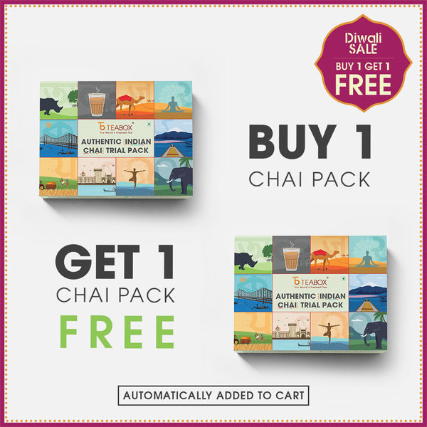 Authentic Indian Chai Trial Pack - Buy 10 Chais & Get 10 Chais Free (2 Boxes)