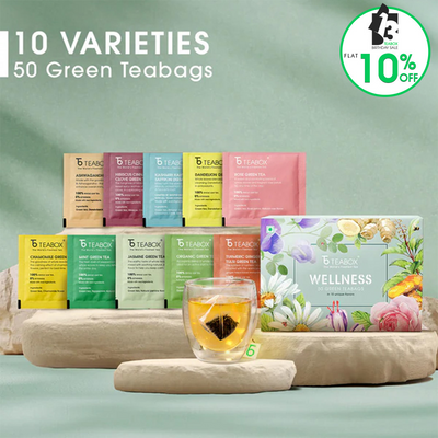Wellness Green Teabag Sampler (50 Teabags)
