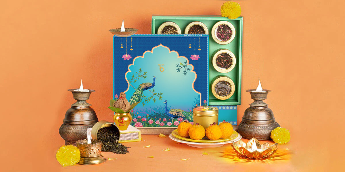 Mayura's Blessing Gift Box: 9 Artisanal Teas of India